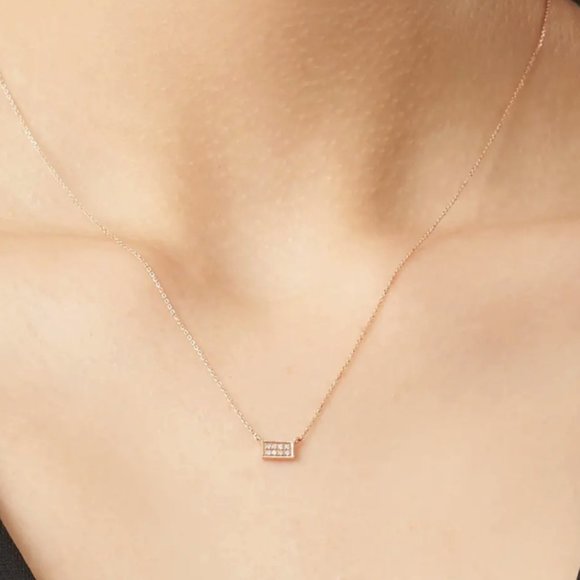 Dana Rebecca Katie Z Pendant | Rose Gold - Picture 5 of 7